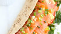 Easy Smoked Salmon Breakfast Wrap Easy Smoked Salmon Breakfast Wrap