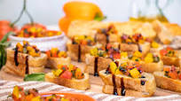 Rustic Red Pepper Bruschetta Rustic Red Pepper Bruschetta