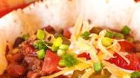 Mexican Chili in a Tostada Bowl Mexican Chili in a Tostada Bowl
