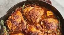 Jamaican Brown Stew Chicken with Herb-Roasted Potatoes Jamaican Brown Stew Chicken with Herb-Roasted Potatoes