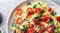 Roasted Cherry Tomato and Garlic Orzo Roasted Cherry Tomato and Garlic Orzo