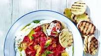 Ricotta dip with crushed tomatoes & bruschetta Ricotta dip with crushed tomatoes & bruschetta