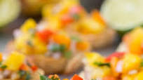 Pineapple Mango Bruschetta Pineapple Mango Bruschetta