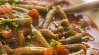Lebanese Green Beans with Tomatoes Lebanese Green Beans with Tomatoes