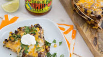 Tortilla Pie with Black Beans & Zucchini Tortilla Pie with Black Beans & Zucchini