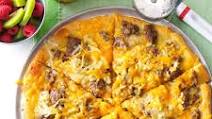Sausage and Hashbrown Breakfast Pizza Sausage and Hashbrown Breakfast Pizza