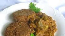 Ethiopian-Style Red Lentil and Okra in a Spicy Tomato Sauce Ethiopian-Style Red Lentil and Okra in a Spicy Tomato Sauce