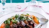Kylie Kwong: Caramelised pork belly with Chinese coleslaw Kylie Kwong: Caramelised pork belly with Chinese coleslaw