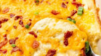 Loaded Mashed Potato Casserole Loaded Mashed Potato Casserole