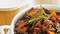 Beef and Portobello Bourguignon Beef and Portobello Bourguignon