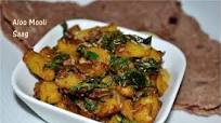 Aloo Mooli Saag | Potato Radish Leaves Sabzi | Sabzi Recipes Aloo Mooli Saag | Potato Radish Leaves Sabzi | Sabzi Recipes