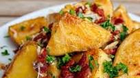 Crisp Oven Roasted Potatoes With Bacon and Cheese Crisp Oven Roasted Potatoes With Bacon and Cheese