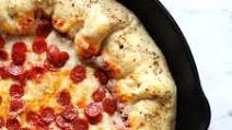 Deep Dish Stuffed Crust Cast Iron Pizza Deep Dish Stuffed Crust Cast Iron Pizza