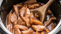 Slow Cooker Hot Buttered Apples Slow Cooker Hot Buttered Apples