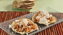 Tostadas de pollo al chipotle Tostadas de pollo al chipotle