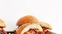 BBQ Jackfruit Sandwiches with Avocado Slaw BBQ Jackfruit Sandwiches with Avocado Slaw
