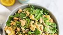 Mediterranean Roasted Cauliflower Salad with Lemon Tahini Dressing Mediterranean Roasted Cauliflower Salad with Lemon Tahini Dressing