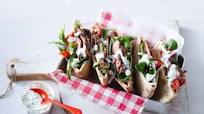 Greek lamb pita pockets Greek lamb pita pockets