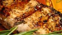 Grilled Rosemary Garlic Pork Chops Grilled Rosemary Garlic Pork Chops