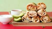 Oven-Fried Chicken Chimichangas Oven-Fried Chicken Chimichangas