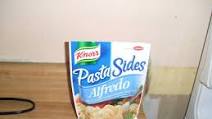 Chicken Alfredo with a Cream Cheese Sauce. Chicken Alfredo with a Cream Cheese Sauce.