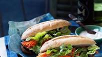 Lemongrass pork banh mi Lemongrass pork banh mi