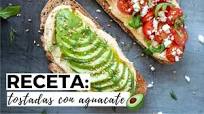 Tostadas con Aguacate Tostadas con Aguacate
