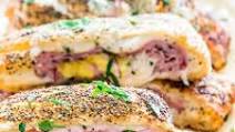 Hawaiian Ham and Cheese Stromboli Hawaiian Ham and Cheese Stromboli