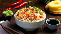 Pineapple Salami Fried Rice Pineapple Salami Fried Rice