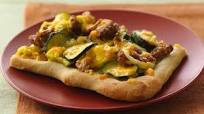 Sausage and Zucchini Breakfast Pizza Sausage and Zucchini Breakfast Pizza