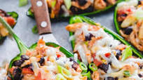 Chicken Stuffed Poblano Peppers Chicken Stuffed Poblano Peppers