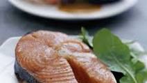 Maple-Smoked Salmon Steaks with Maple-Mustard Sauce Maple-Smoked Salmon Steaks with Maple-Mustard Sauce