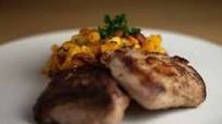 Recipe - wild boar steaks with potato, parsnip and chorizo hash Recipe - wild boar steaks with potato, parsnip and chorizo hash