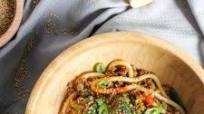 Udon Noodles with Ground Beef Udon Noodles with Ground Beef