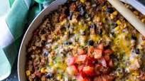 Beef and Quinoa Enchilada Bake Beef and Quinoa Enchilada Bake