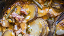 Slow Cooker Vintage Ham and Potato Dinner Slow Cooker Vintage Ham and Potato Dinner