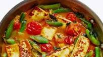 Paneer With Burst Cherry Tomato Sauce Paneer With Burst Cherry Tomato Sauce