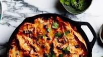 Cheesy Chicken Enchilada Skillet Bake Cheesy Chicken Enchilada Skillet Bake