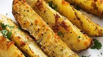 Baked Garlic Parmesan Potato Wedges Baked Garlic Parmesan Potato Wedges