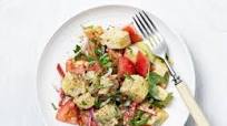 Focaccia Panzanella with Salami and Pepperoncini Focaccia Panzanella with Salami and Pepperoncini