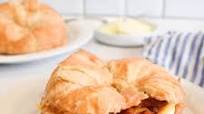 Ninja Foodi Grill Bacon, Egg, and Cheese Croissant Sandwiches Ninja Foodi Grill Bacon, Egg, and Cheese Croissant Sandwiches