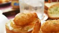 Deconstructed Coconut Shrimp Crostini Deconstructed Coconut Shrimp Crostini