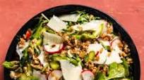 Farro Salad with Asparagus, Radishes, and Parmesan Farro Salad with Asparagus, Radishes, and Parmesan