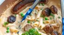 Easy Bratwurst Pasta Easy Bratwurst Pasta