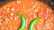 Slow Cooker Hot Chili Slow Cooker Hot Chili