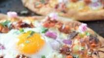 Breakfast Naan Pizza Breakfast Naan Pizza
