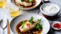 Cantonese-style Sablefish with Ginger, Soy, & Scallions Cantonese-style Sablefish with Ginger, Soy, & Scallions