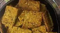 Baked bajra crackers Baked bajra crackers