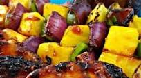 Pineapple Bourbon BBQ Grilled Boneless Pork Chops Pineapple Bourbon BBQ Grilled Boneless Pork Chops