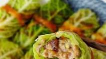 Steamed cabbage rolls (翡翠包肉) Steamed cabbage rolls (翡翠包肉)